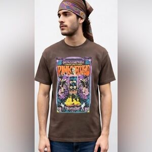 Pink Floyd Brown Graphic Tee